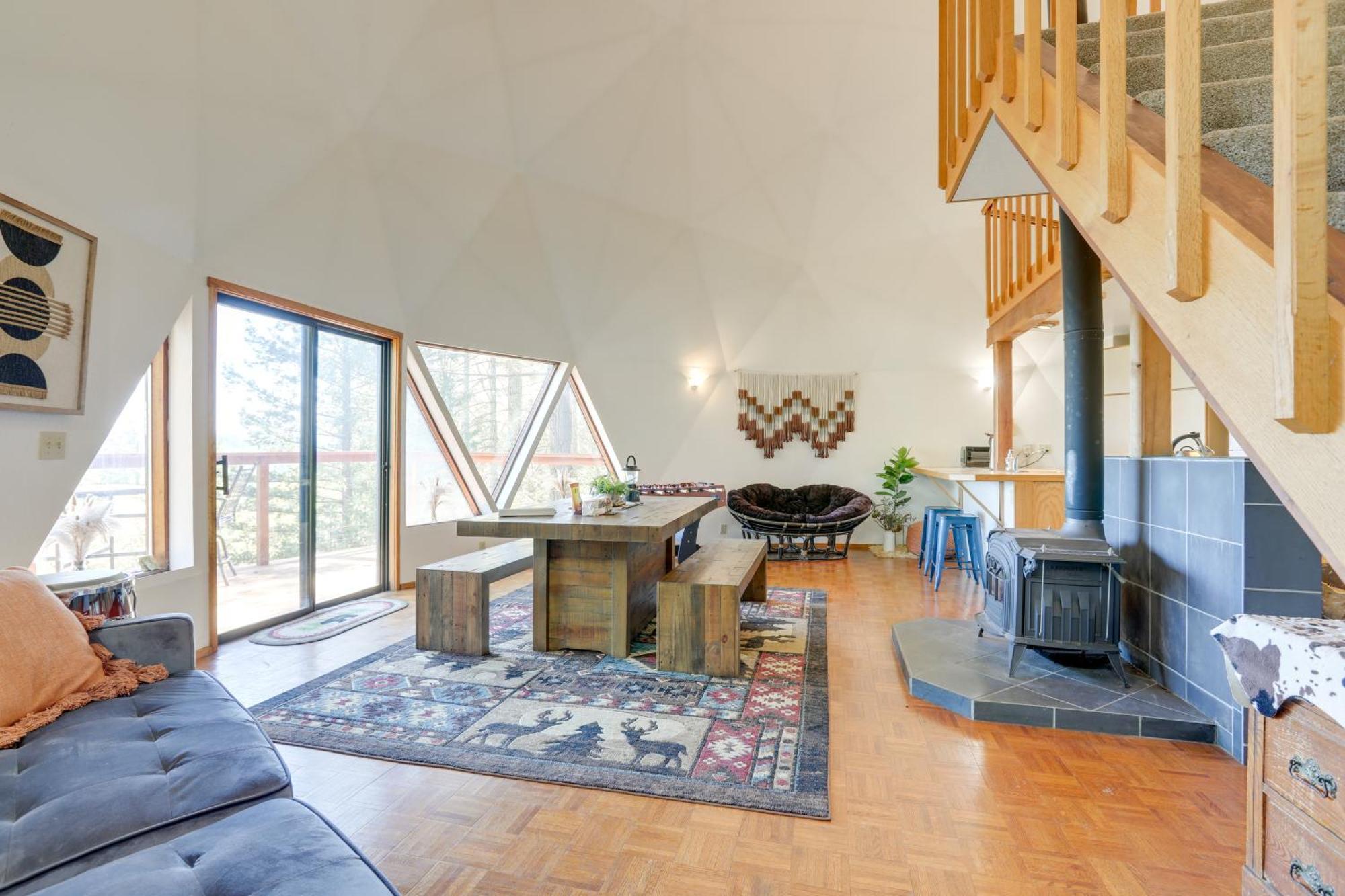Off-Grid Nevada City Geodesic Dome House With Views! Exteriör bild